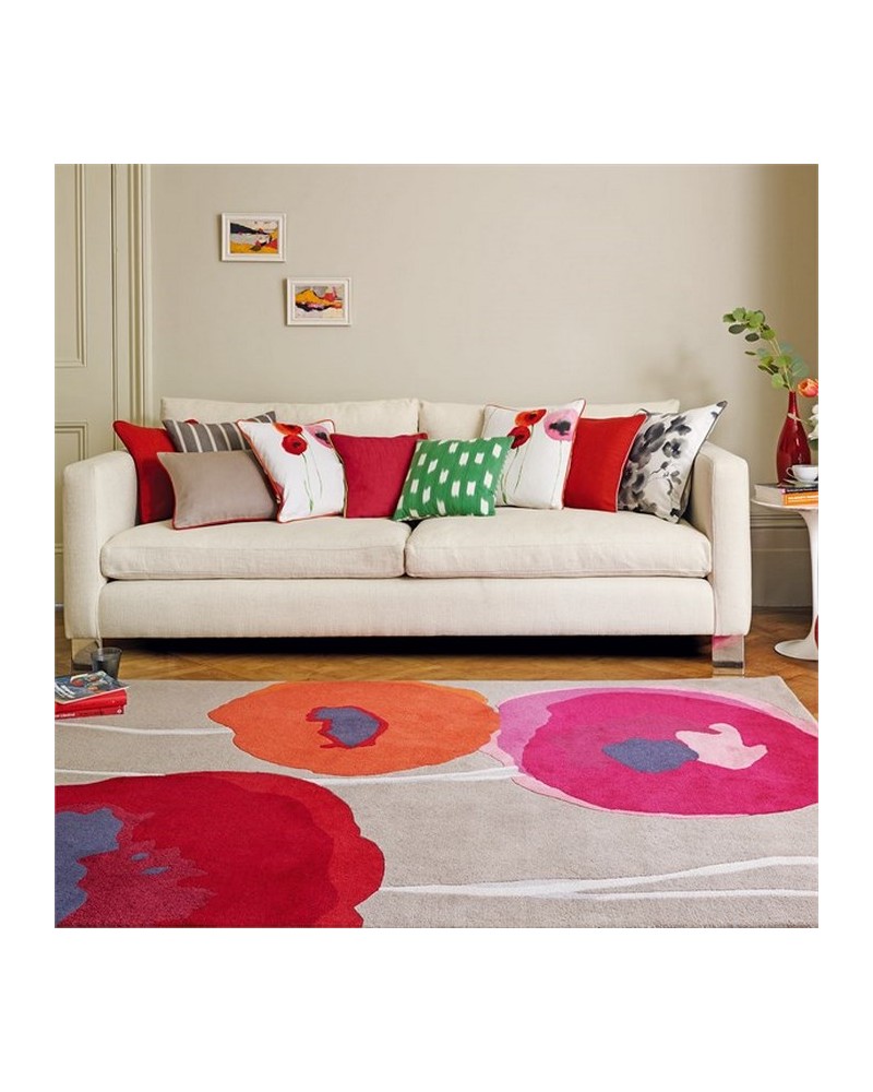 Alfombra POPPIES RED-ORANGE 45700 - Sanderson
