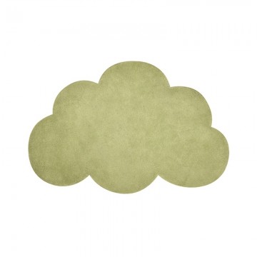 Alfombra nube de color verde claro h0515