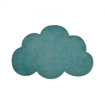 Alfombra nube de color verde h0516