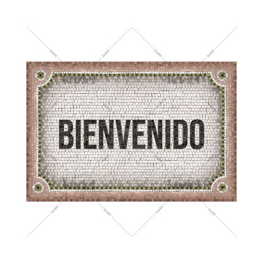 Mosaique Bienvenido Rose