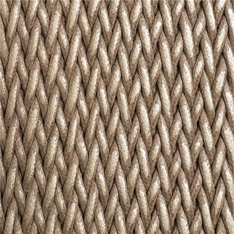 GRIT ROPE GLOW TAUPE-GOLD