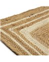 ALFOMBRA 150X200 YUTE NATURAL/BLANCO REF.-80938-01