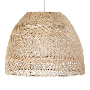 LÁMPARA TECHO NATURAL BAMBÚ ILUMINACIÓN 70 X 70 X 54 CM REF.-601529