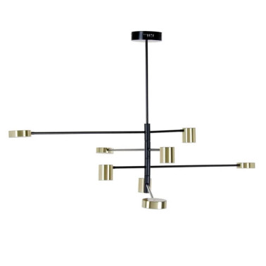 LÁMPARA TECHO NEGRO-ORO METAL 145 X 74 CM REF.-602070